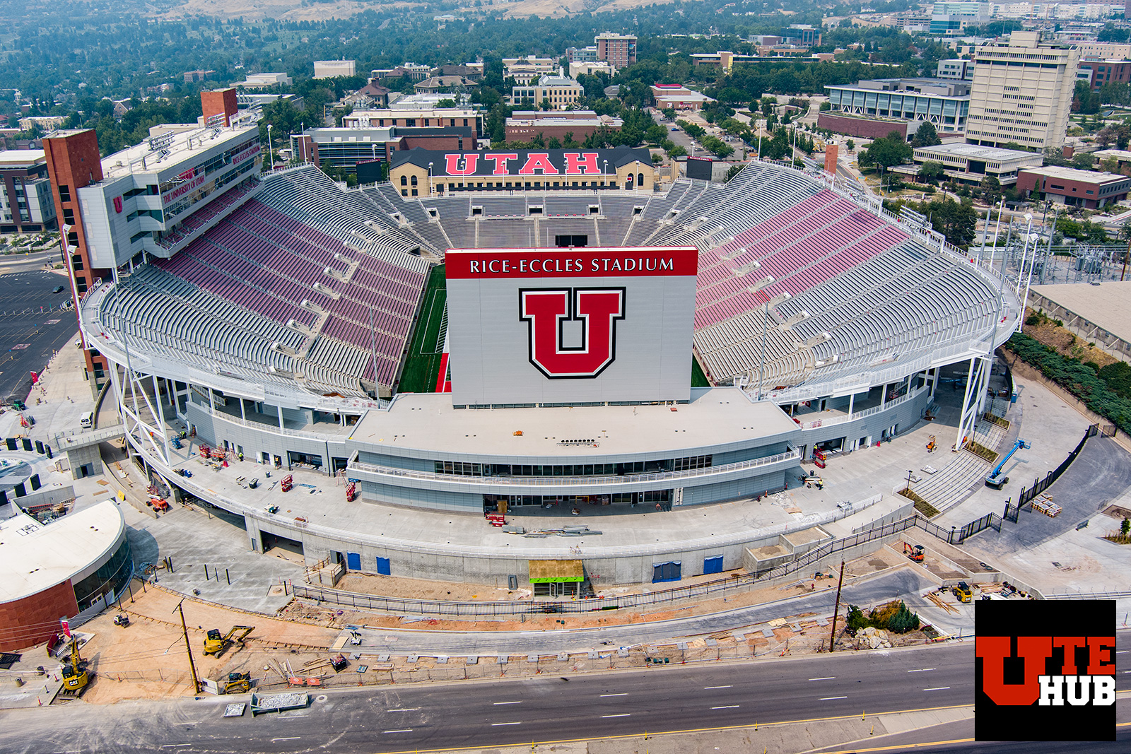 Rice Eccles Stadium Construction Photos – 25 Days To Game One – Ute Hub